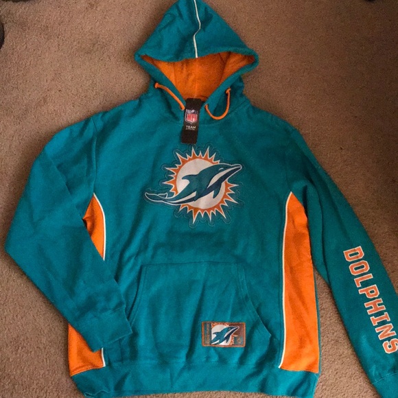 miami dolphins zip up hoodie